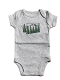 Embroidered onesie - WA State w/Trees