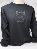 Rescued is my favorite breed crew neck sweatshirt