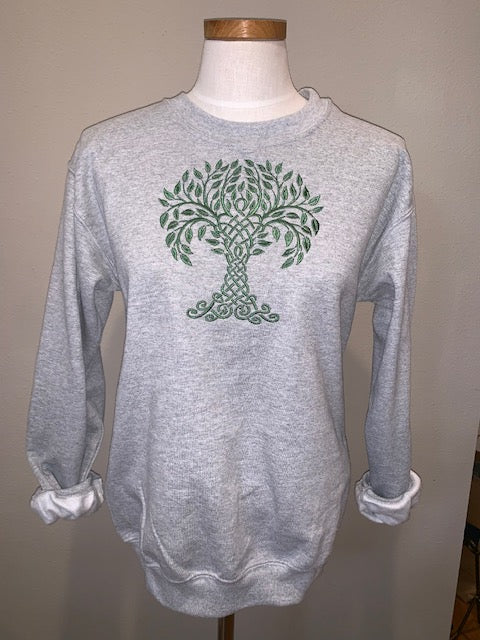 Custom Order: Celtic Tree crew neck sweatshirt