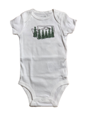Embroidered onesie - WA State w/Trees