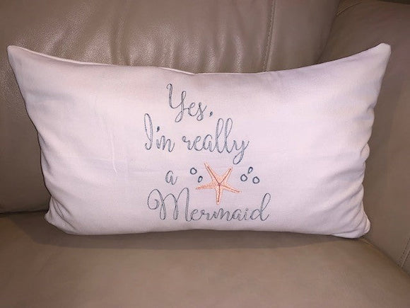 Custom Order:  Mermaid Pillow